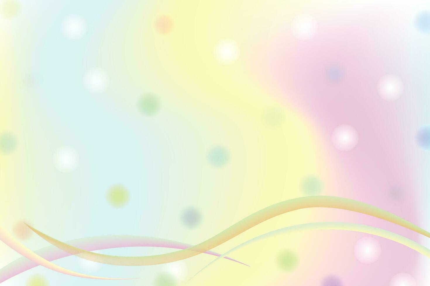 Abstract sky Pastel rainbow gradient background Ecology concept for your graphic design, vector