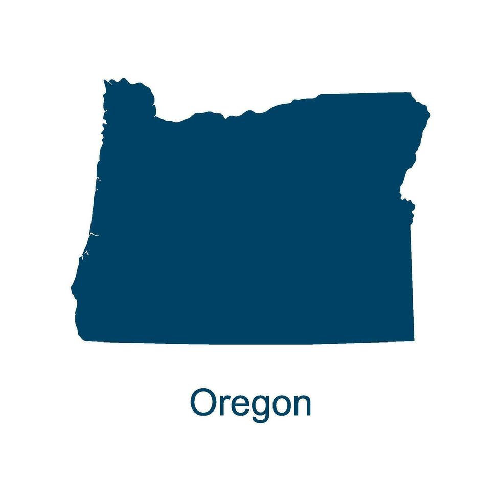 Oregon map vector design templates isolated on white background
