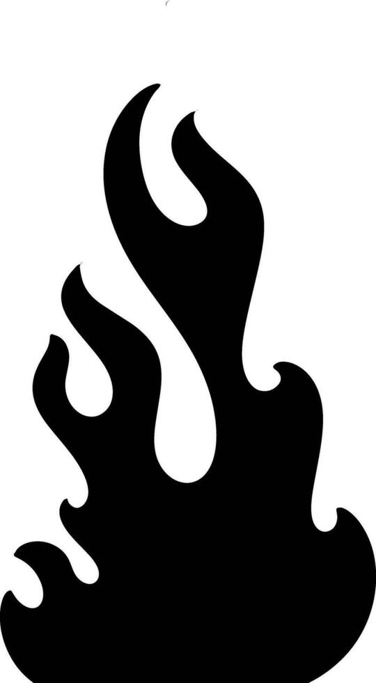 Tribal hotrod muscle car flame graphic for hoods, sides and motorcycles. Can be used as decal, sticker or tattoos too vector