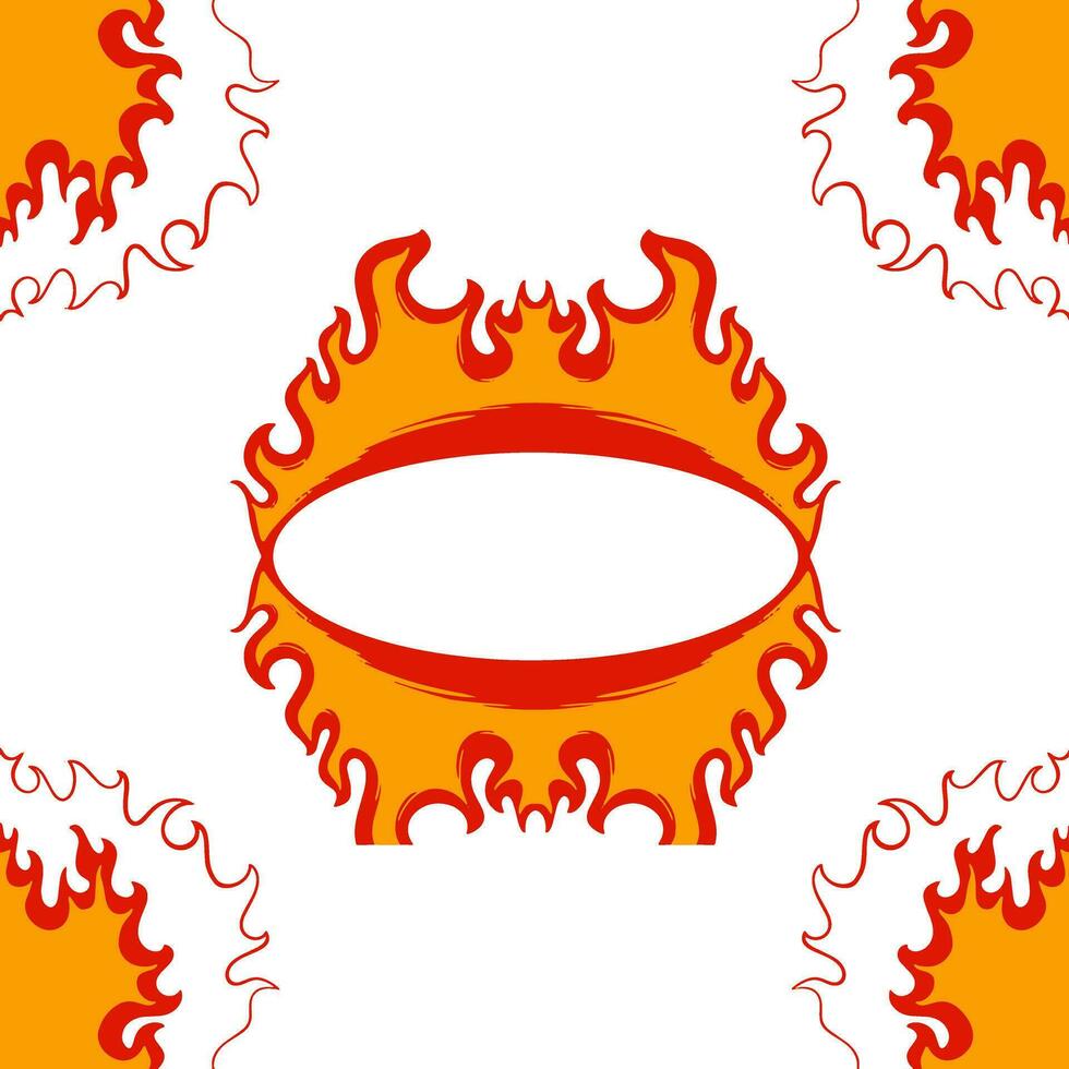 Tribal hotrod muscle car flame graphic for hoods, sides and motorcycles. Can be used as decal, sticker or tattoos too vector