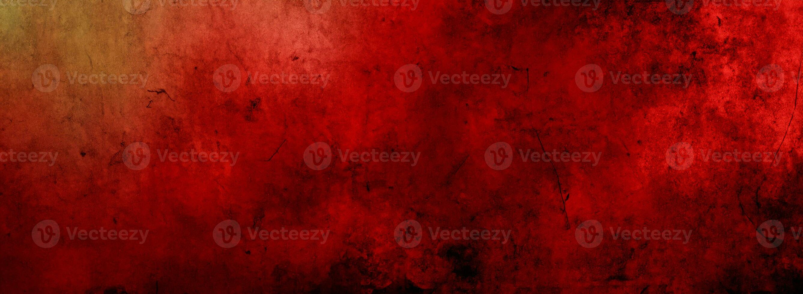 Grunge dark red textured concrete wall background photo