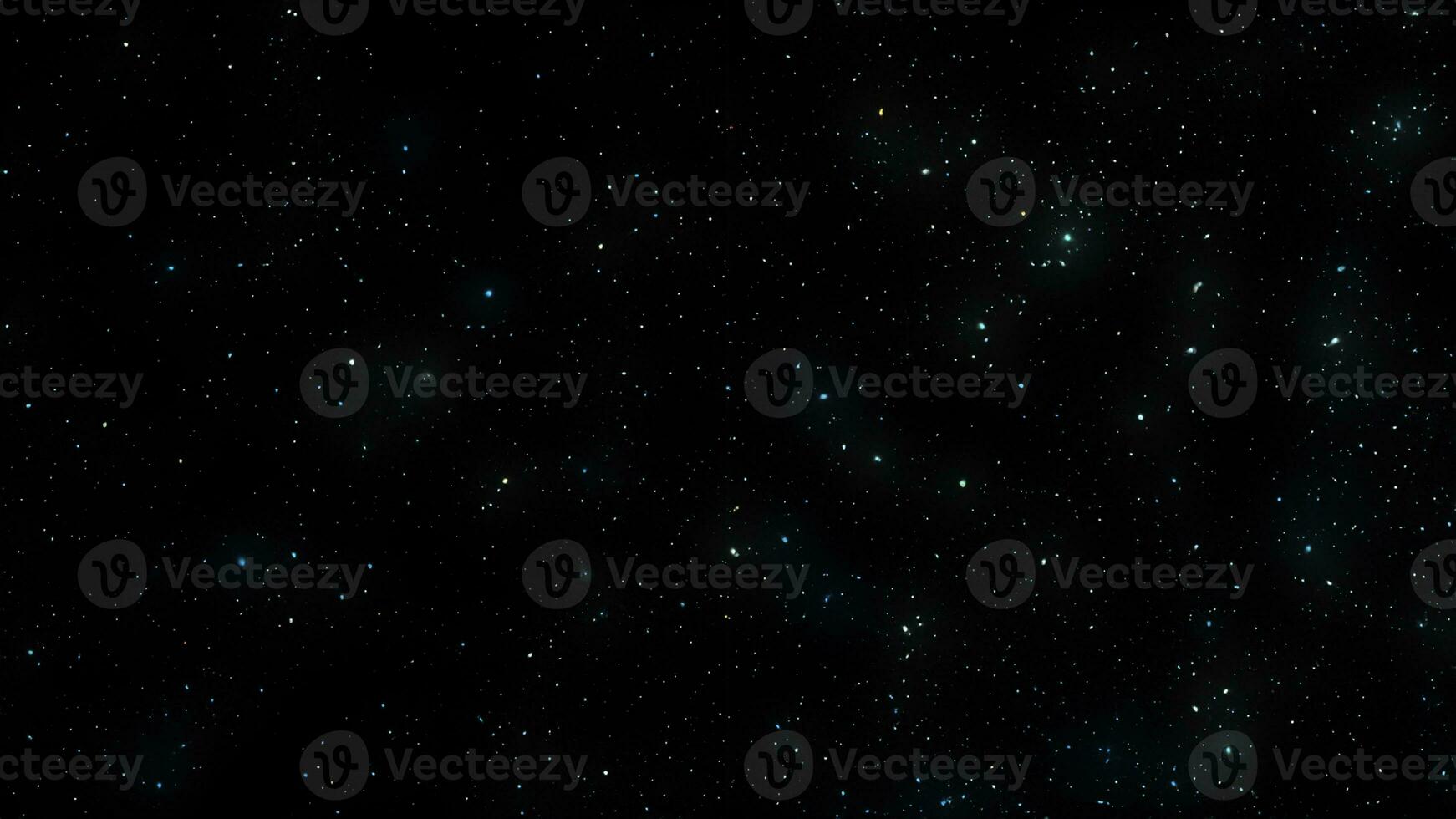 Night sky with stars sparkling on black background photo