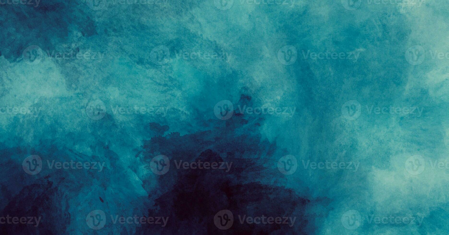 Abstract watercolor paint background by teal color blue and green with liquid fluid texture for background, banner photo