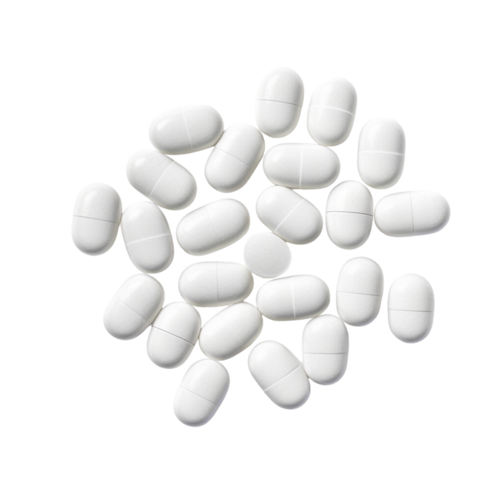 ai généré drogues blanc pour traitement sur transparent Contexte