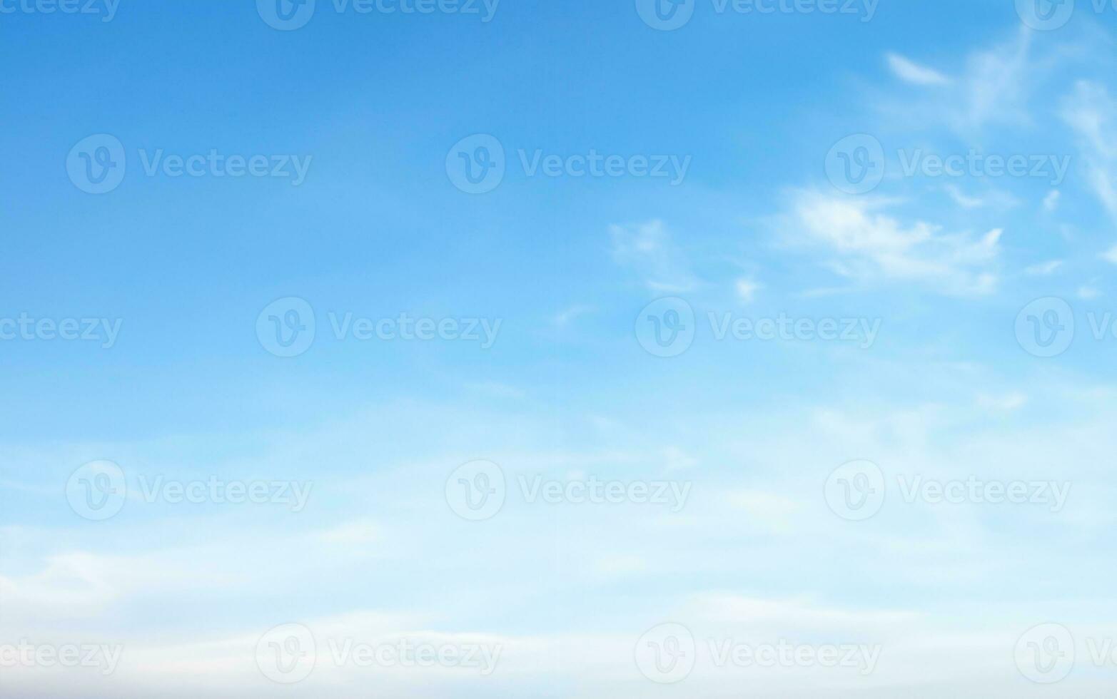 Air clouds in the blue sky background photo