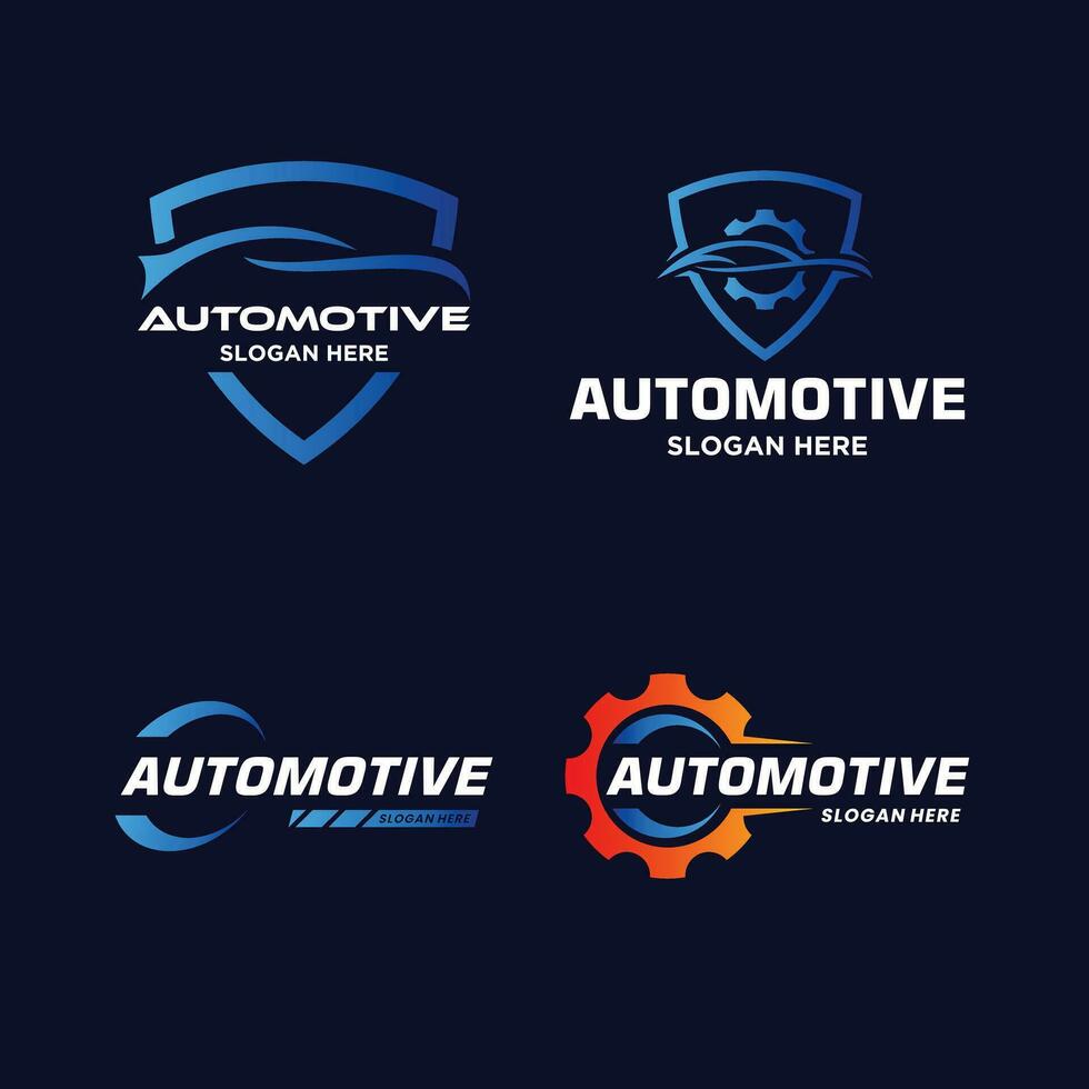 automotor logo diseño. moderno auto coche servicio, reparar, modificación logo vector