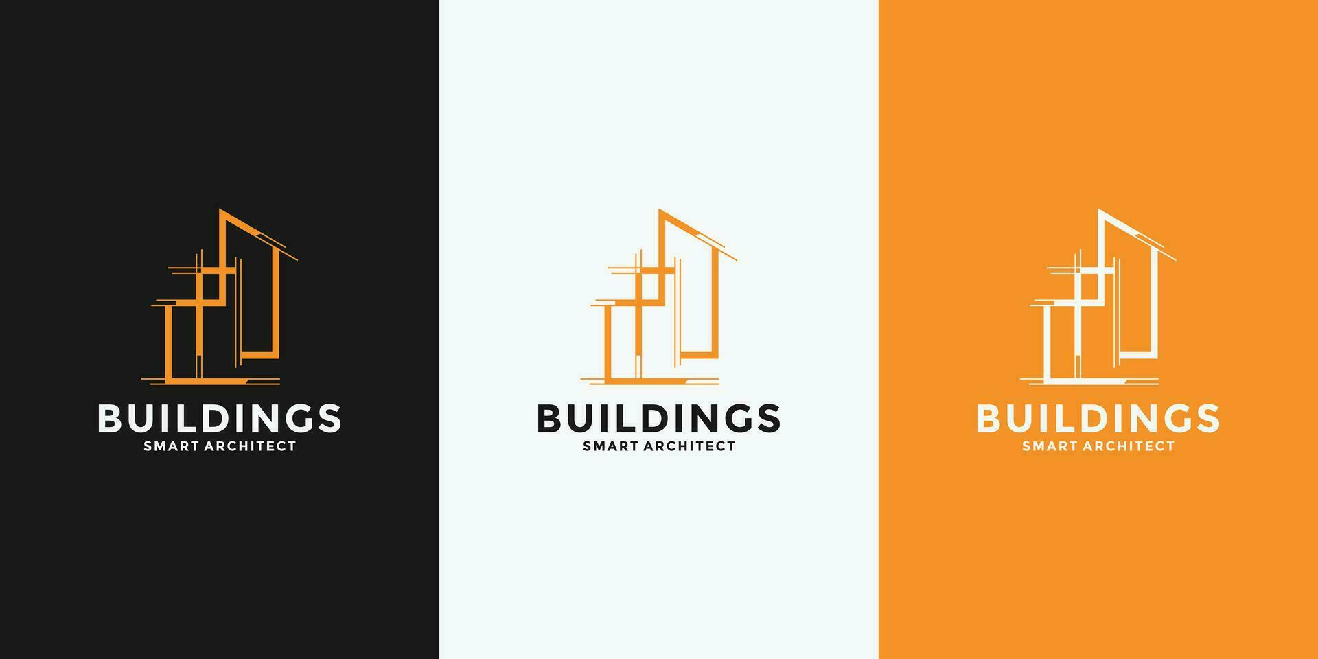 mega construction logo design building vector