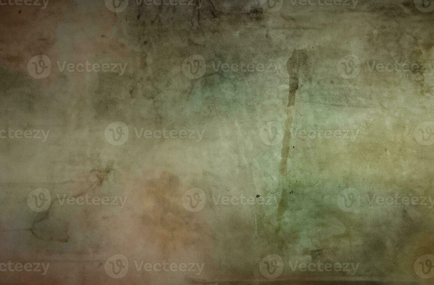 Green tone grunge dark concrete stone texture wall background photo