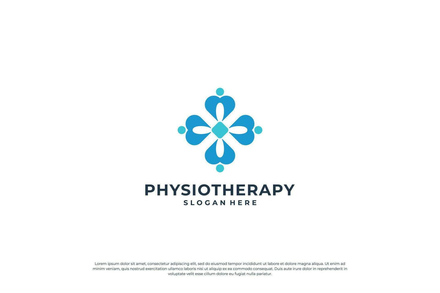 Human health logo design. Wellness Yoga Logo Design vector
