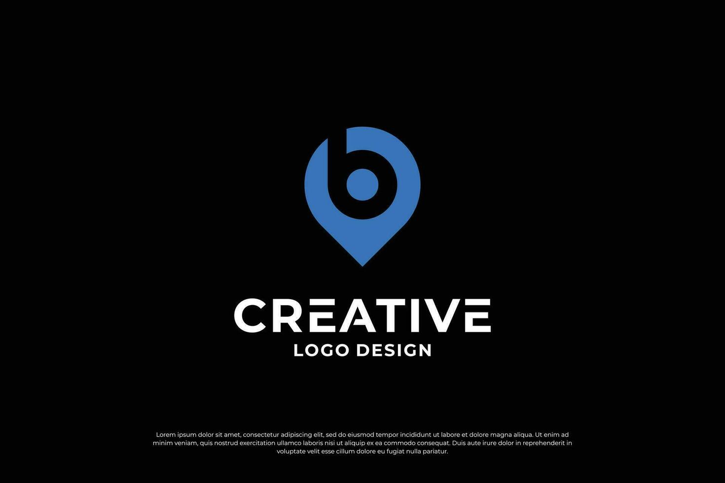 Letter B logo design template. Creative initial letters B logo symbol. vector