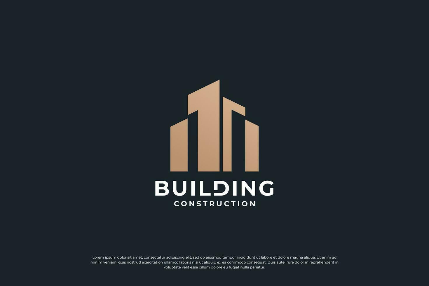 building architecture logo design template. vector