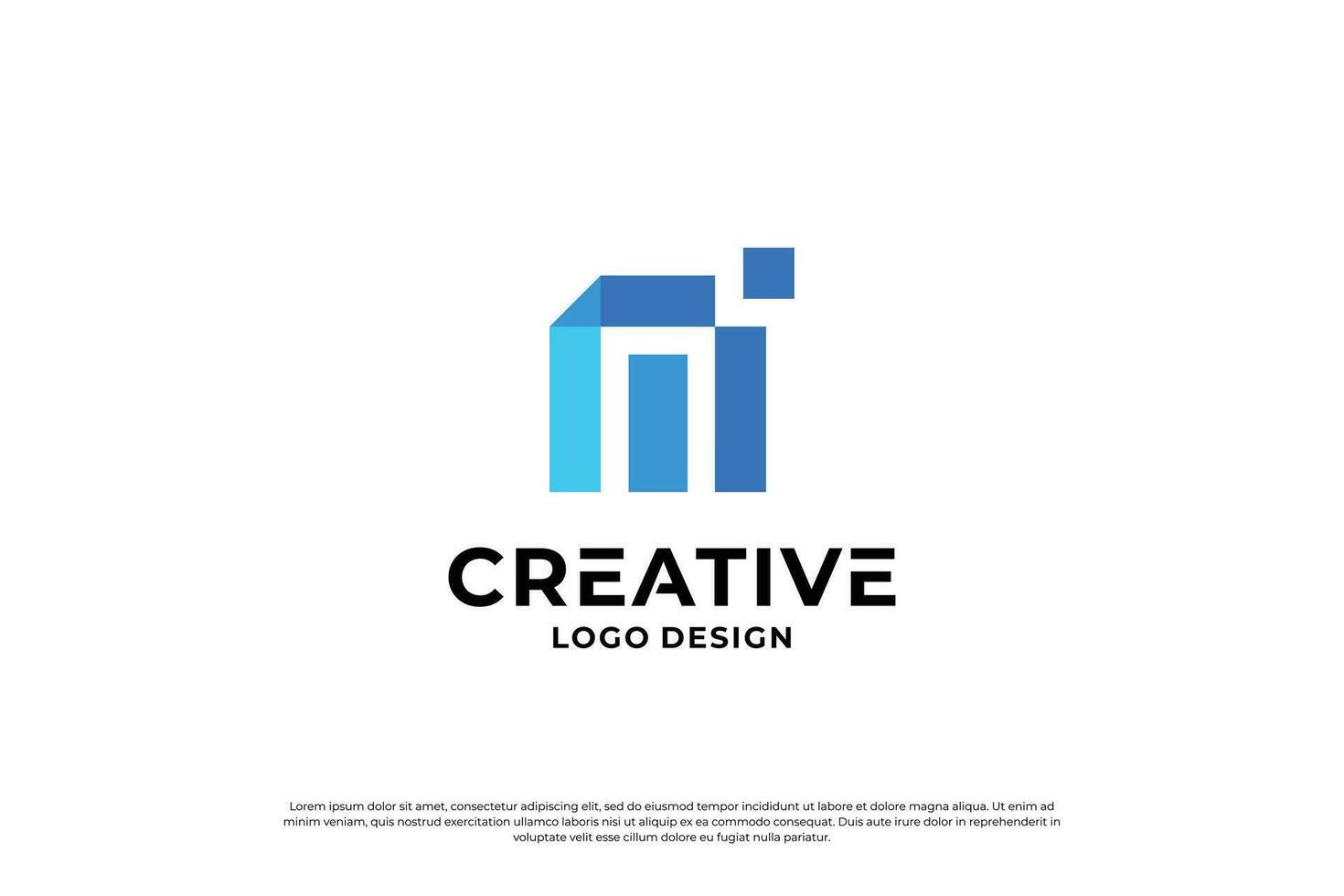 letter M logo design. Initial letters M logo mark, symbol vector. vector