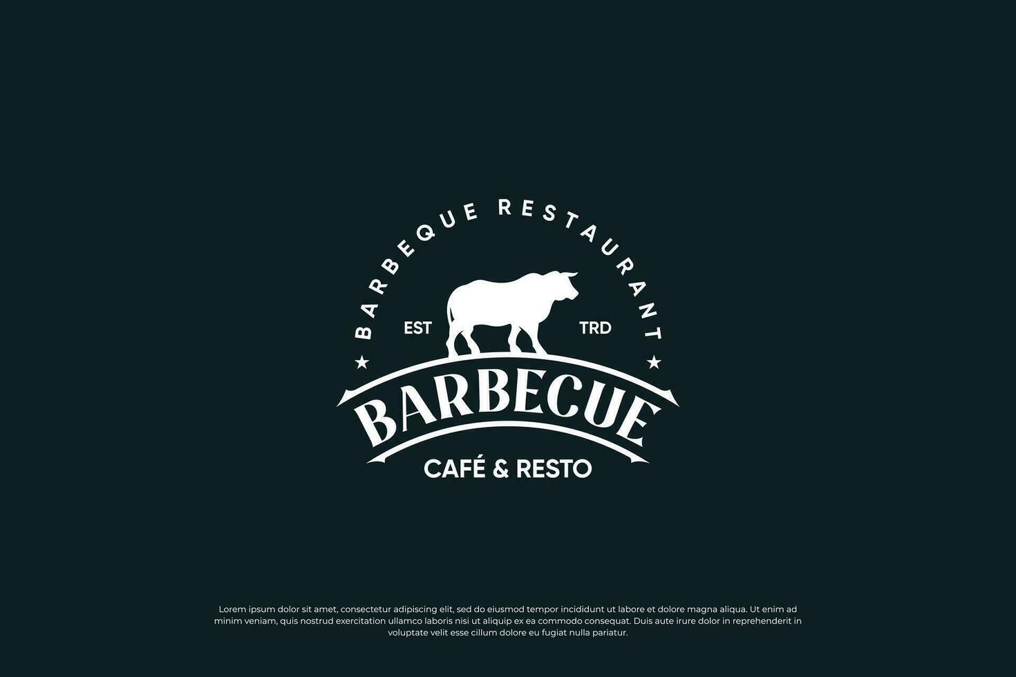 Steak house labels and logos. Meat, barbecue, butchery, steak badges template. vector