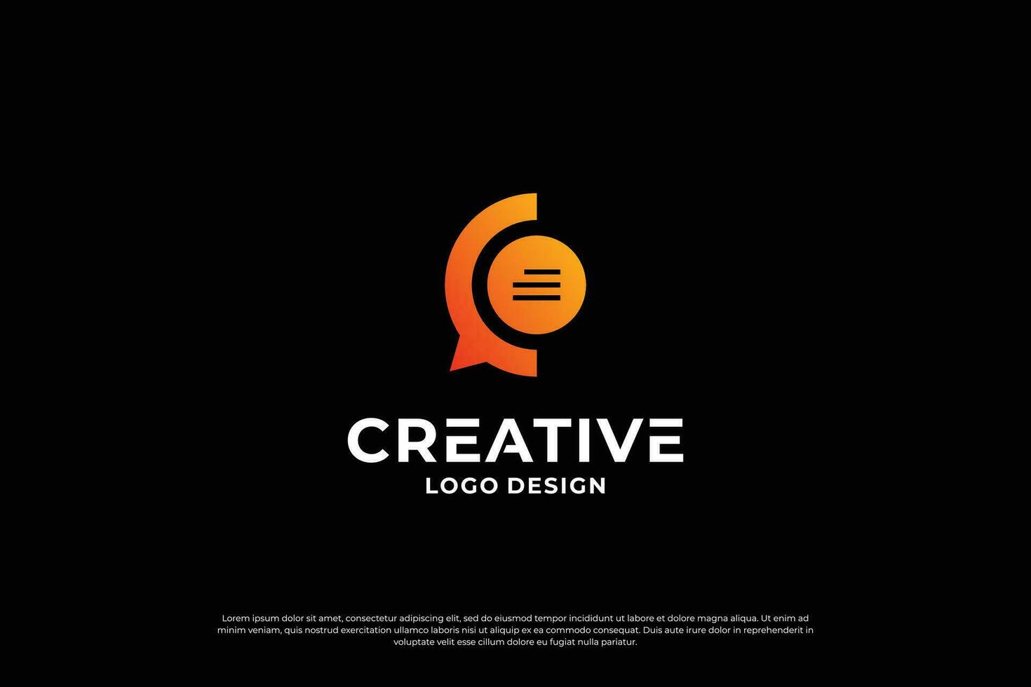 Letter C logo design template. Creative initial letters C logo design symbol. vector