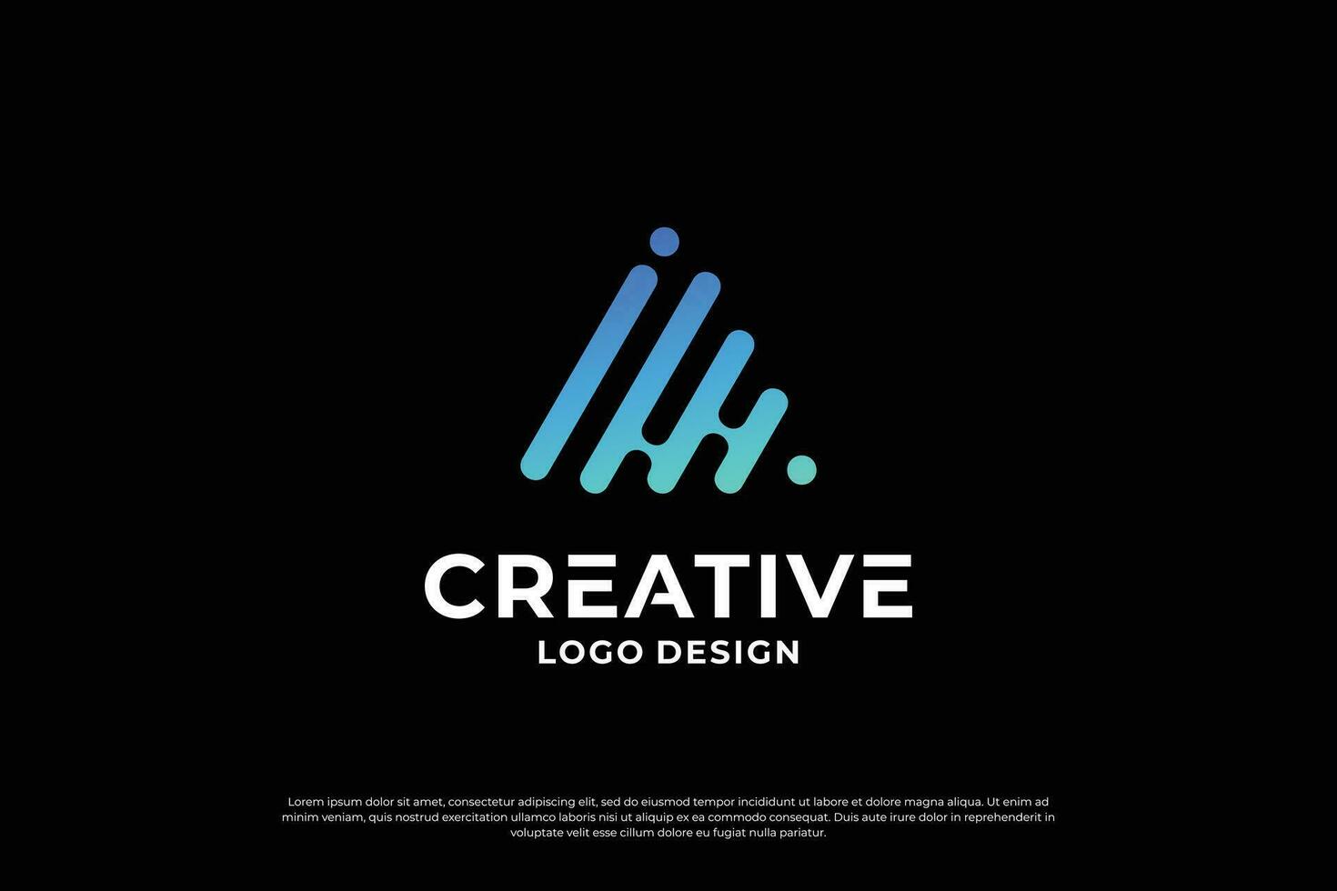 Letter A logo design template. Initial letters A. Symbol A. Creative letter A logo vector. vector