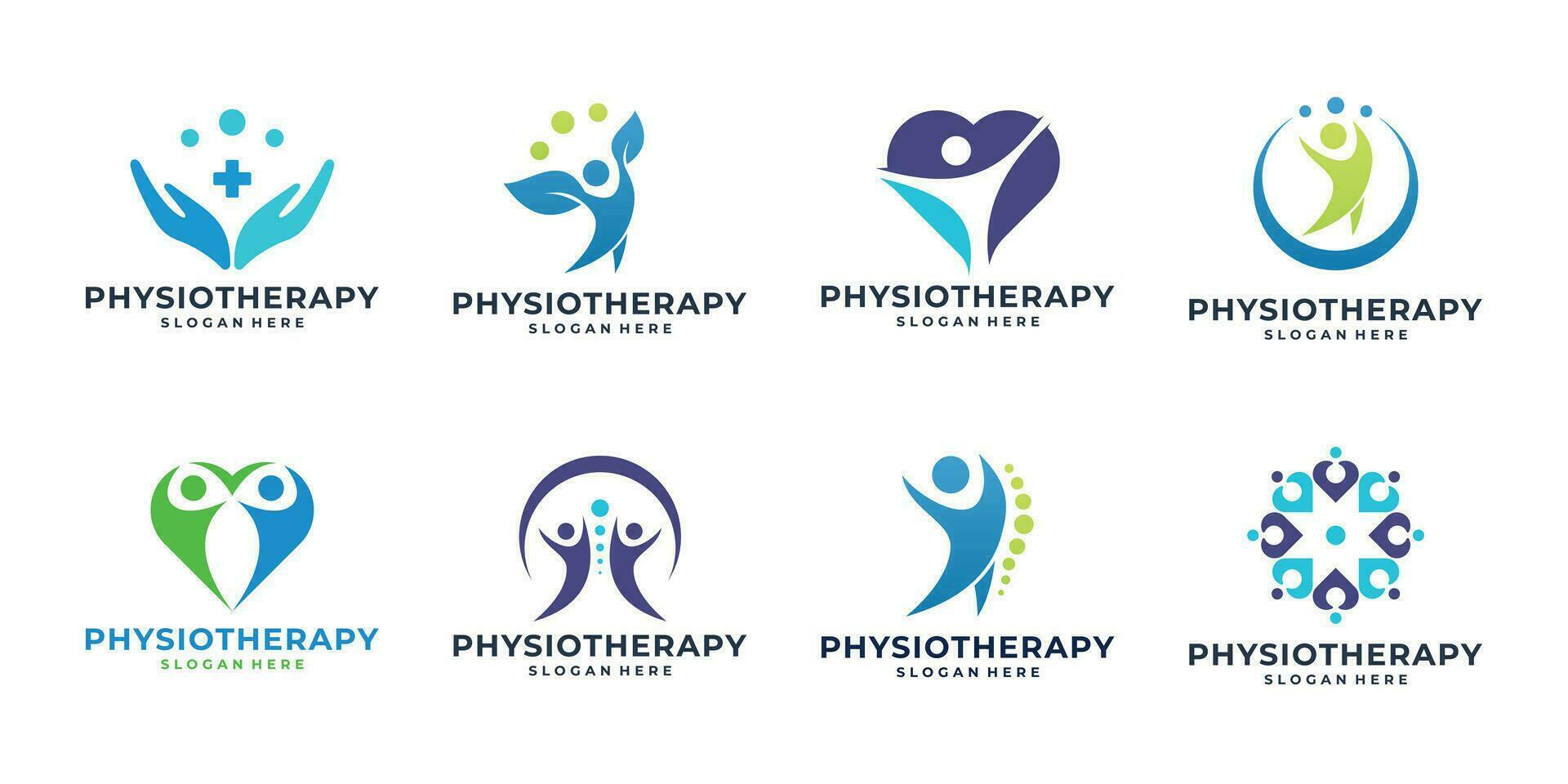 set of Healthcare Medical Logo design collection. vector