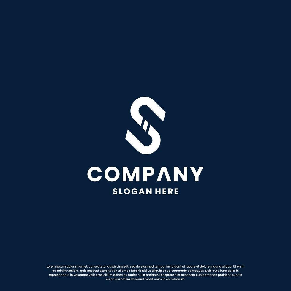 creative letter S, S S, logo design monogram for your business vector
