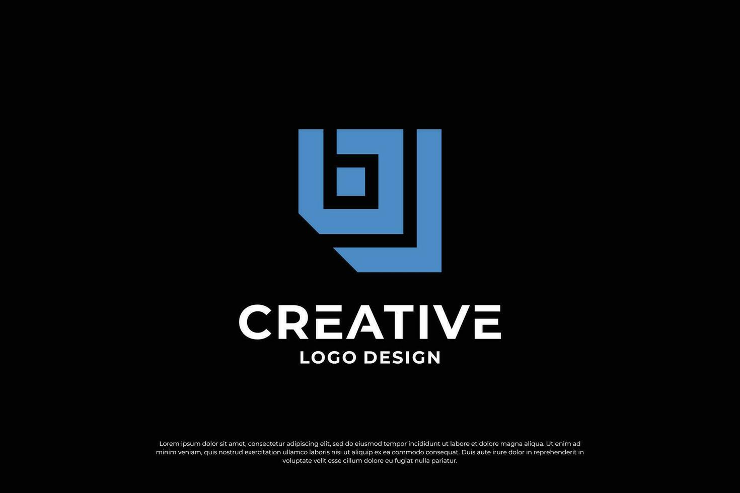 Letter B logo design template. Creative initial letters B logo symbol. vector