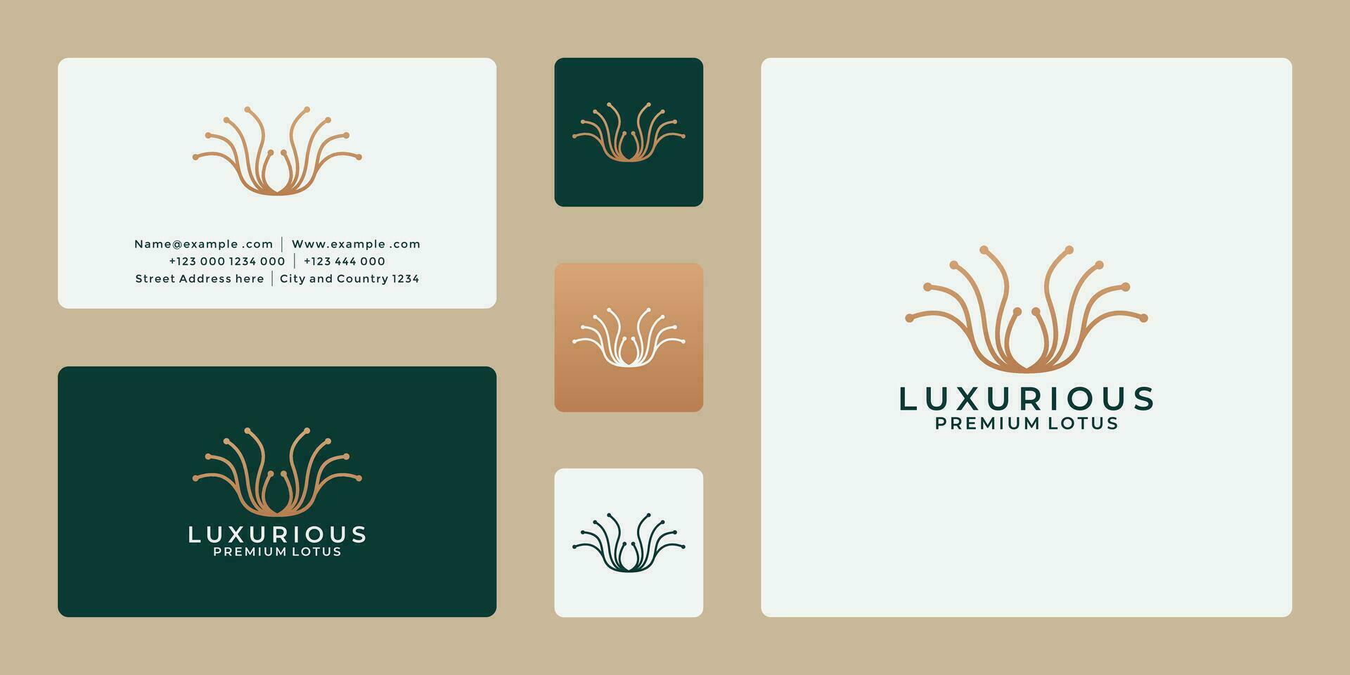 beauty lotus logo design inspiration for your spa, saloon, message therapist vector
