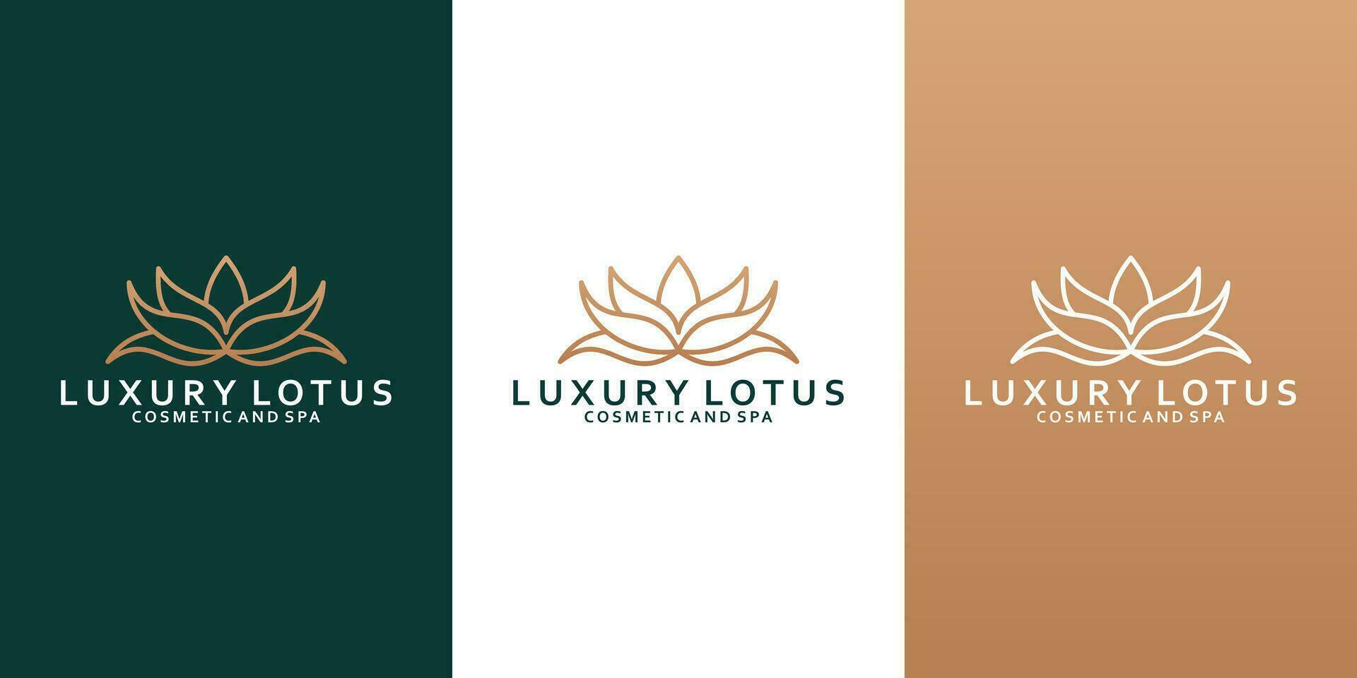 beauty lotus logo design for your business spa, saloon, yoga vector