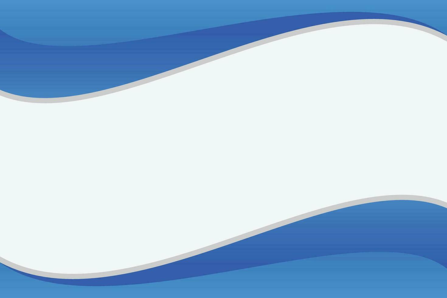 Minimal abstract background with wavy or liquid concept. Gradient blue color. vector