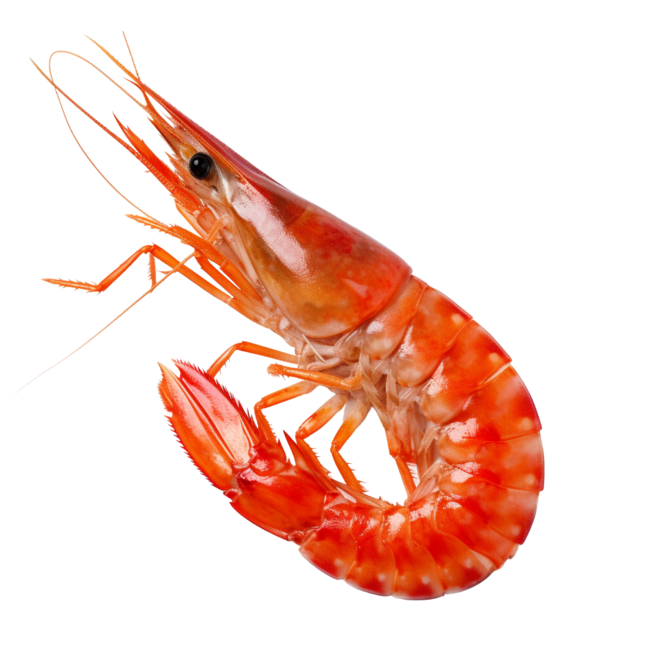 Tiger shrimp on a transparent background. png