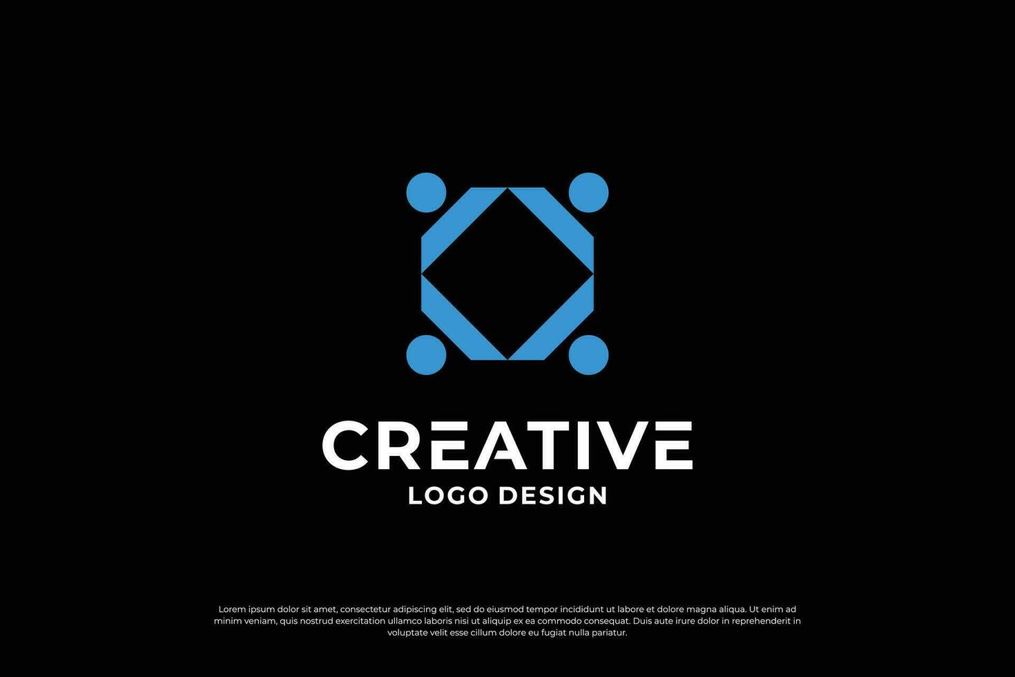 Creative letter O logo design template. Initial letters O logo vector. vector