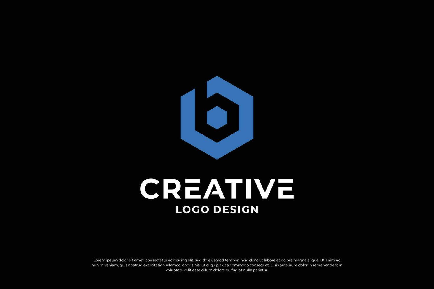 Letter B logo design template. Creative initial letters B logo symbol. vector