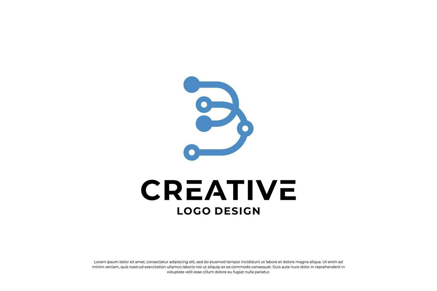 Letter B logo design template. Creative initial letters B logo symbol. vector