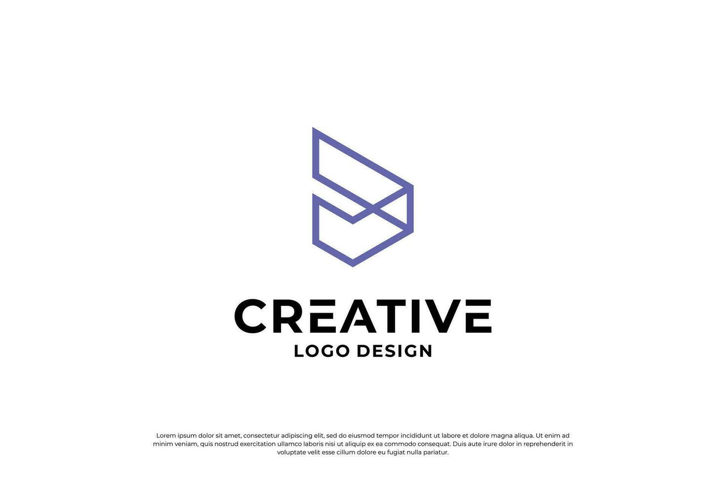 Letter B logo design template. Creative initial letters B logo symbol. vector