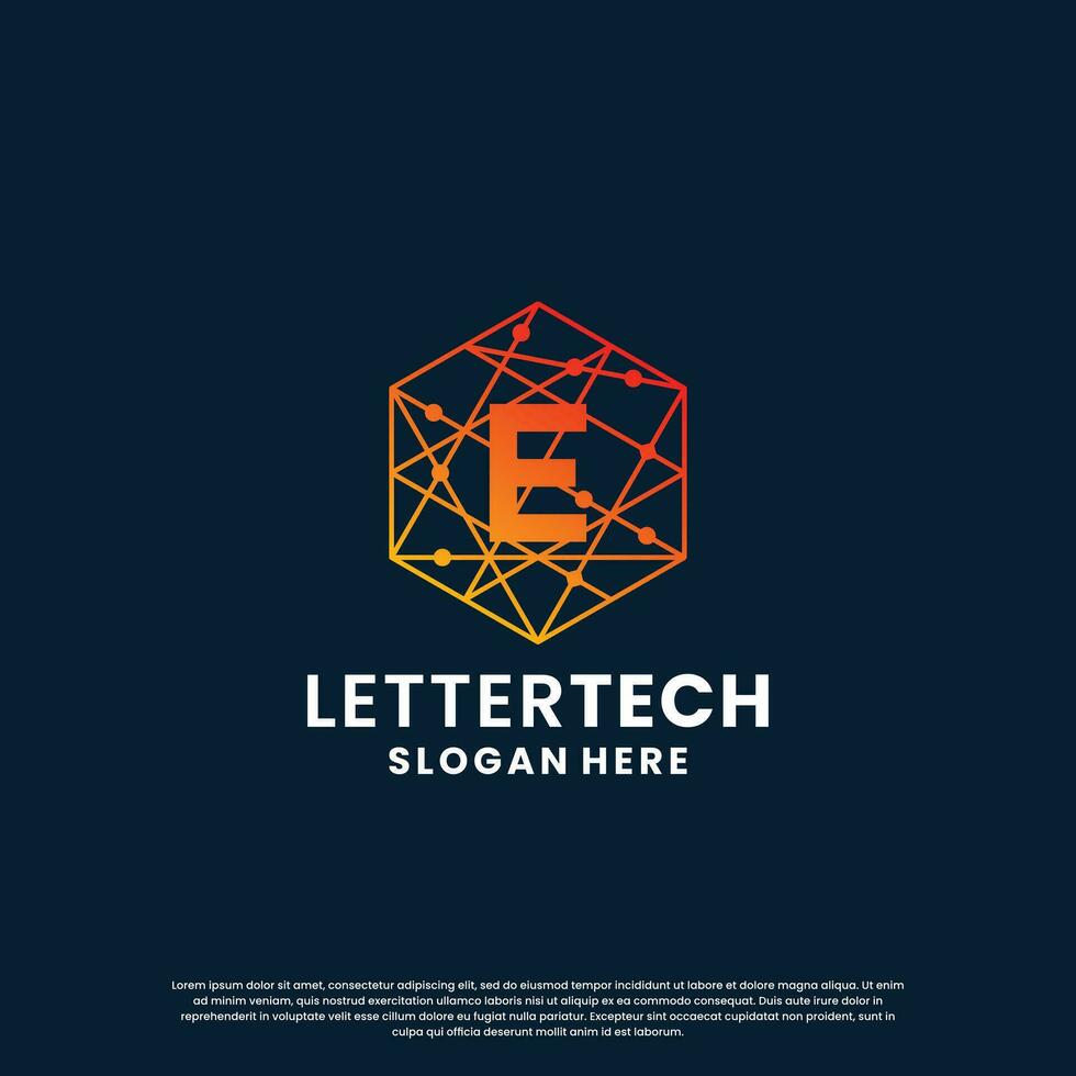 creativo letra mi tecnología, ciencia, laboratorio, datos informática logo diseño para tu negocio identidad vector