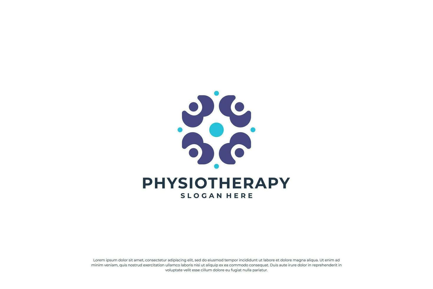 Human health logo design. Wellness Yoga Logo Design vector