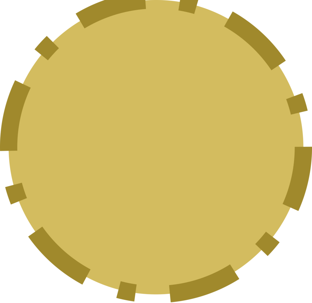 Graphic round text label circle frame png