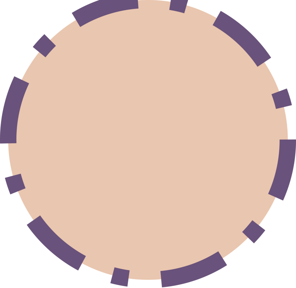 Graphic round text label circle frame png