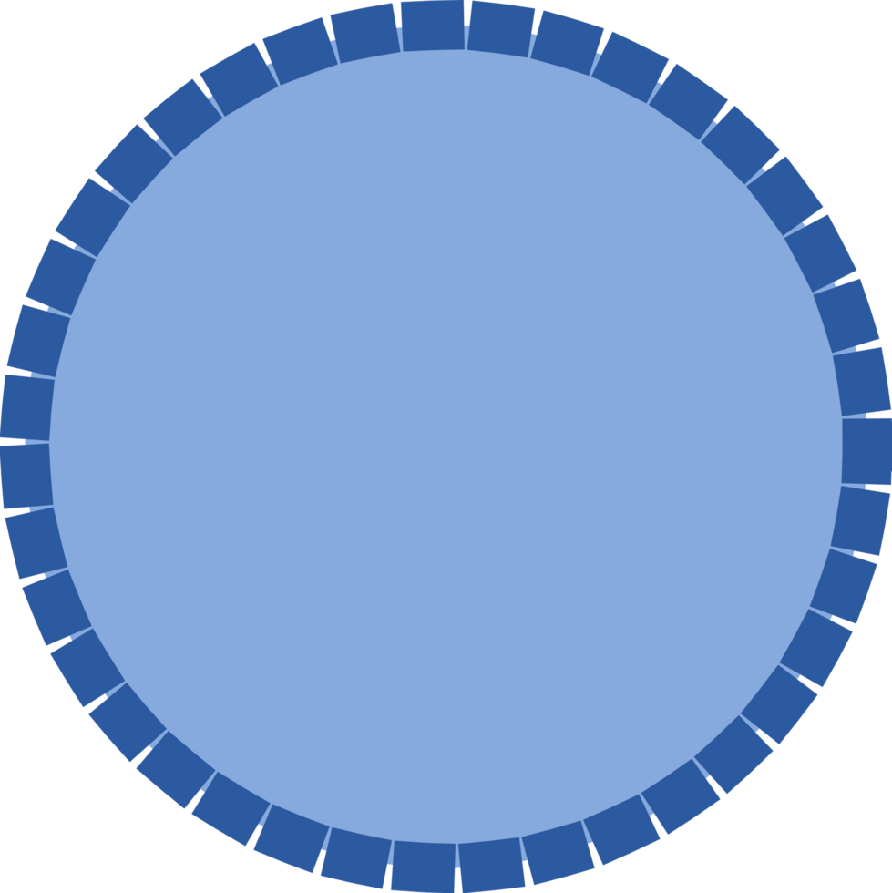 Graphic round text label circle frame png