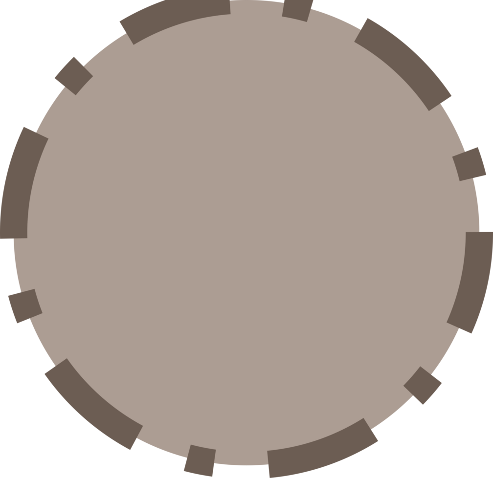 Graphic round text label circle frame png