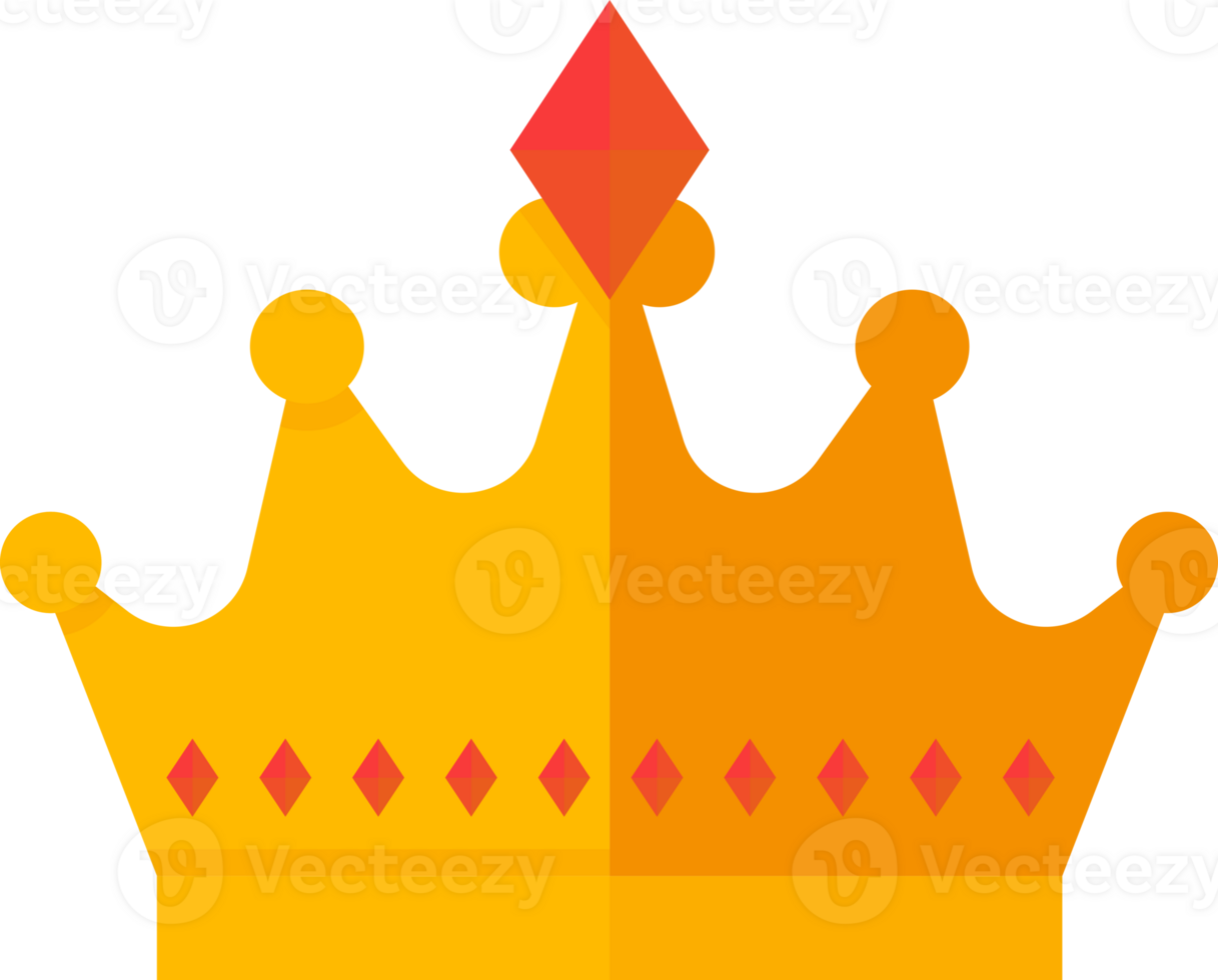 crown golden isolated one transparent background png