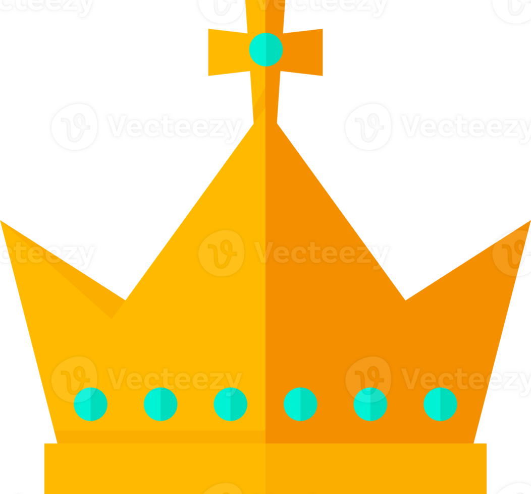 crown golden isolated one transparent background png