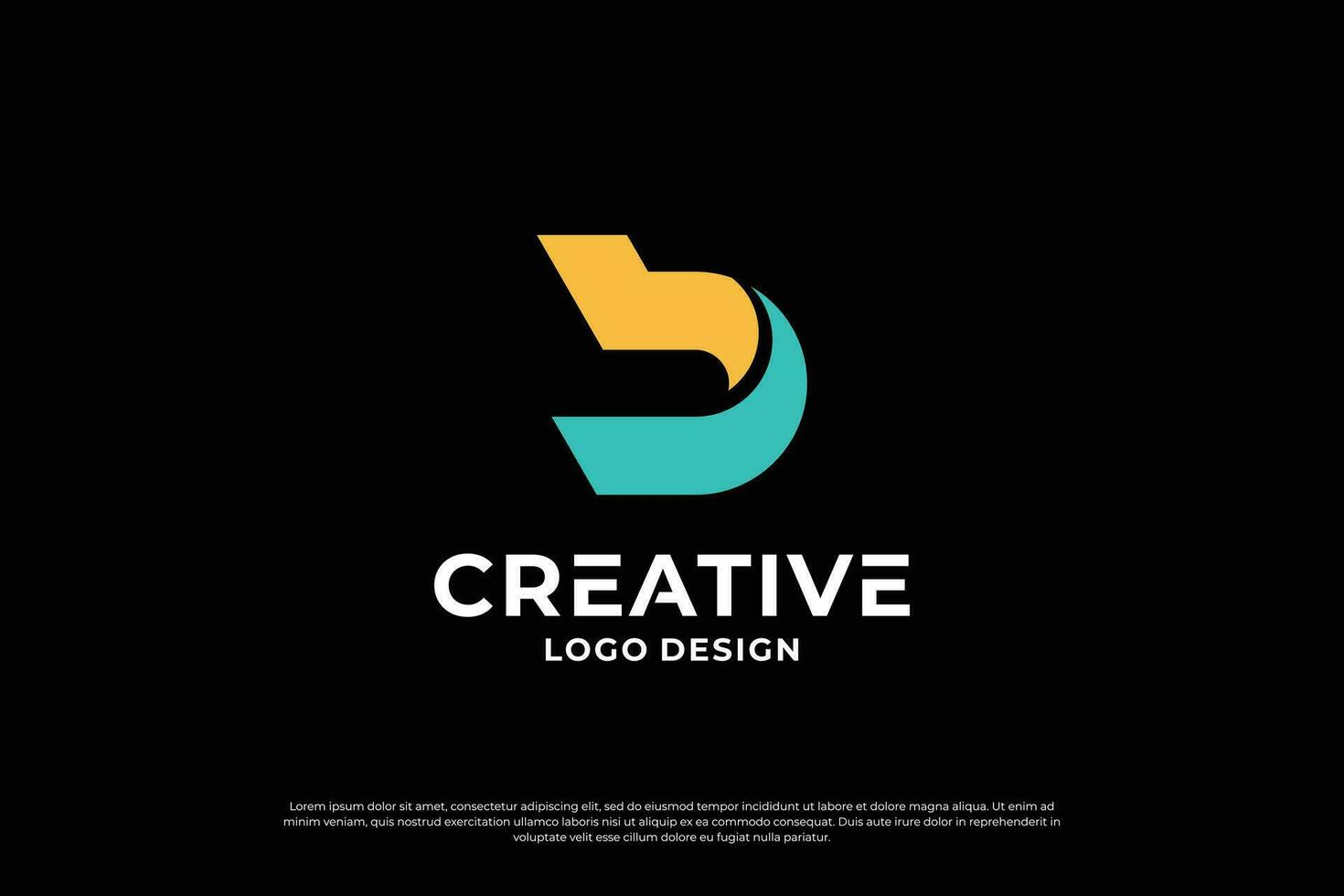 Letter B logo design template. Creative initial letters B logo symbol. vector