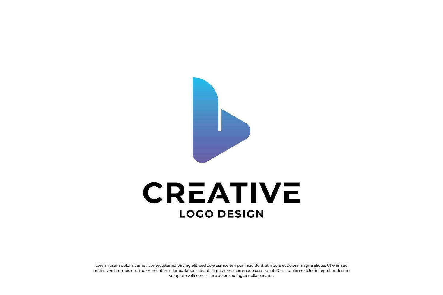 Letter B logo design template. Creative initial letters B logo symbol. vector
