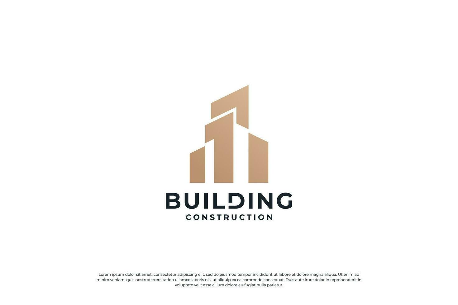 building construction logo design inspiration. vector