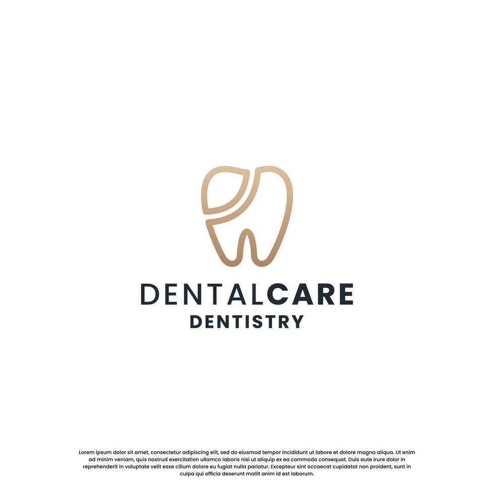 dental health logo design. dentist, dentistry logo template. vector