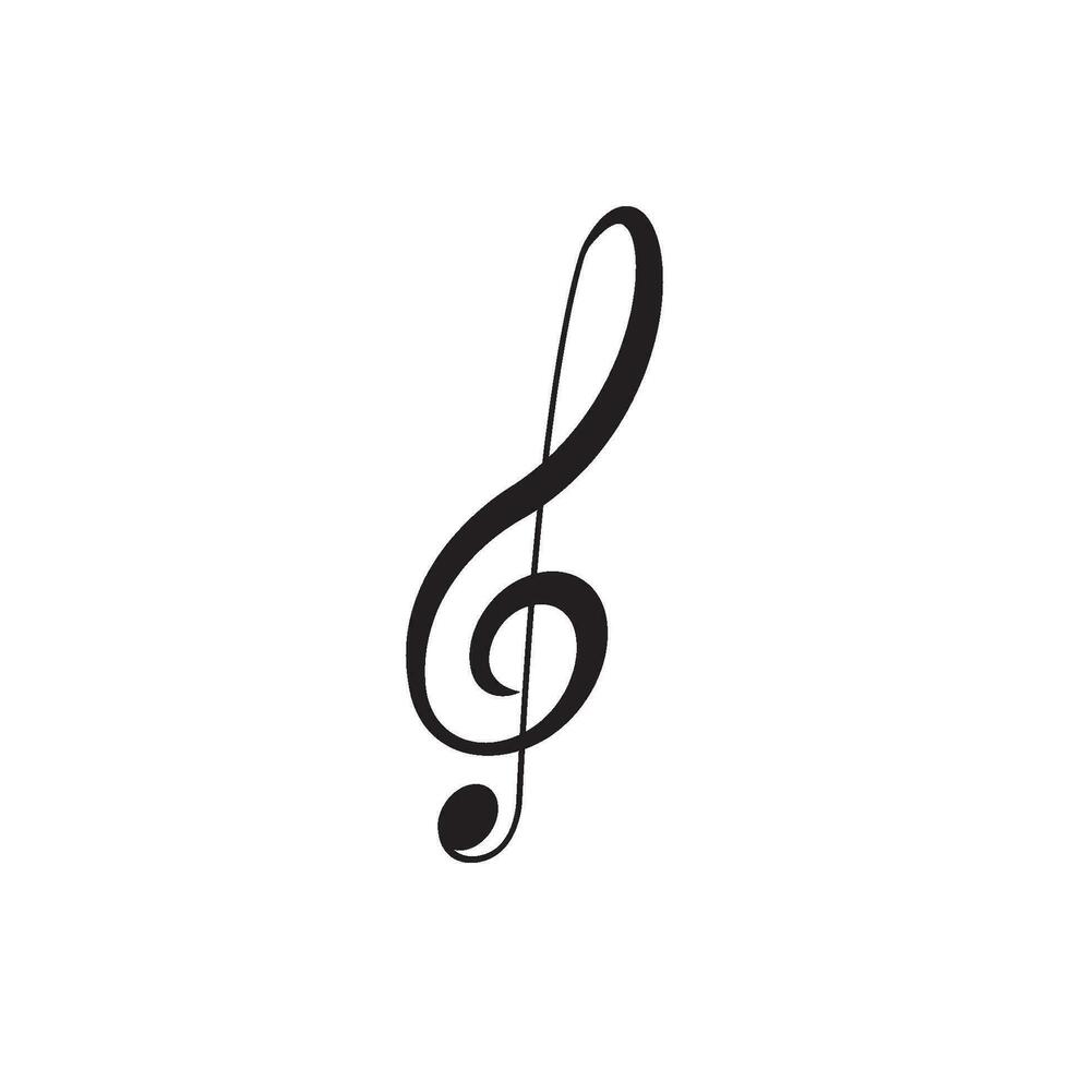 vector de icono de nota musical