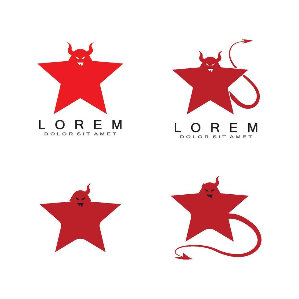 Devil logo vector