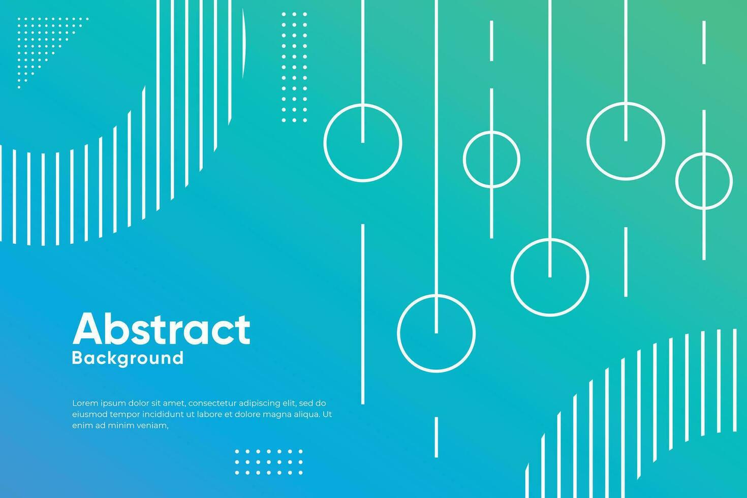 resumen geométrico antecedentes. azul y verde degradado color. dinámica forma composición. vector