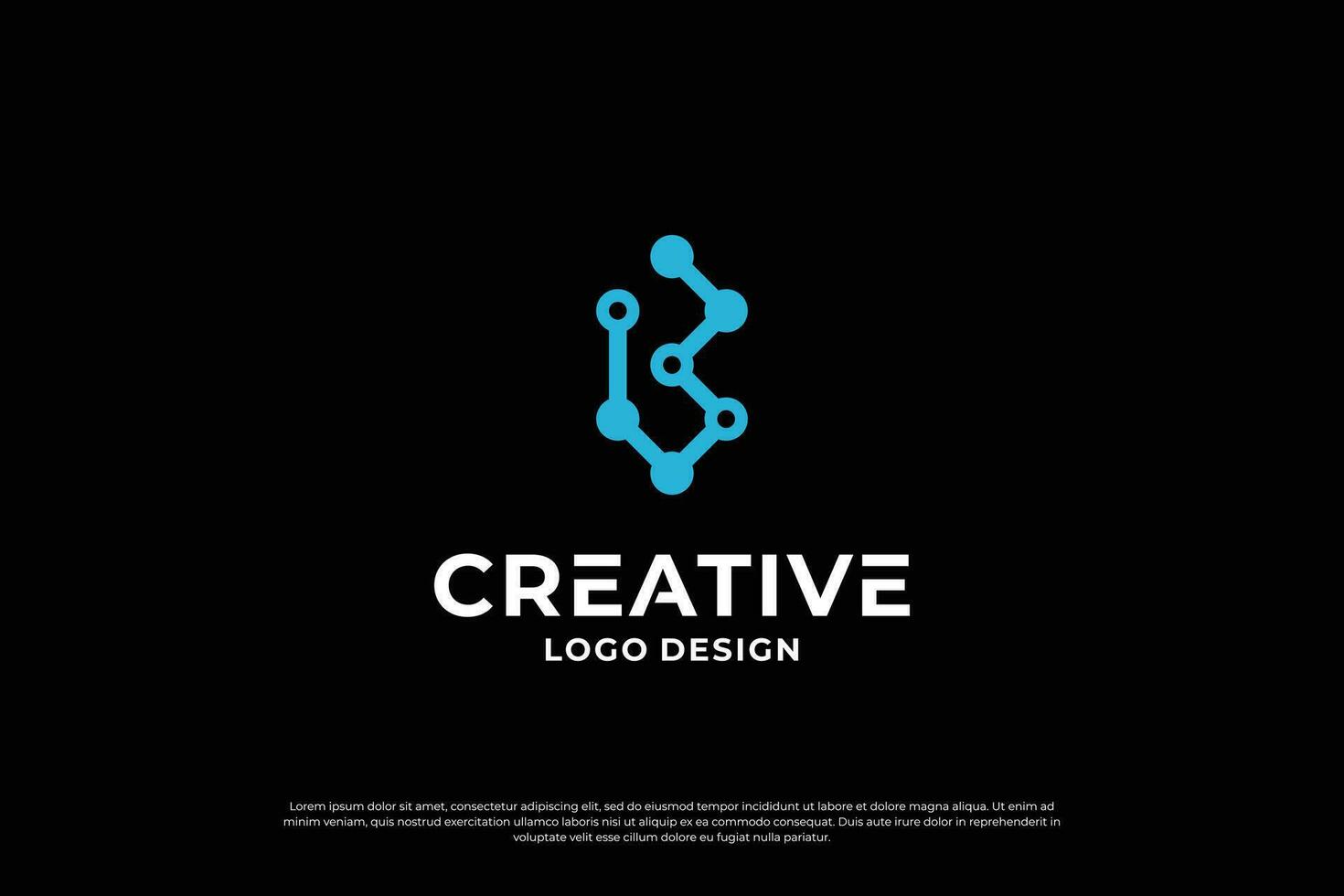 Letter B logo design template. Creative initial letters B logo symbol. vector