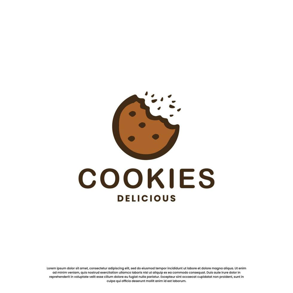 biscuit product label logo design. biscuit vintage emblem logo. vector