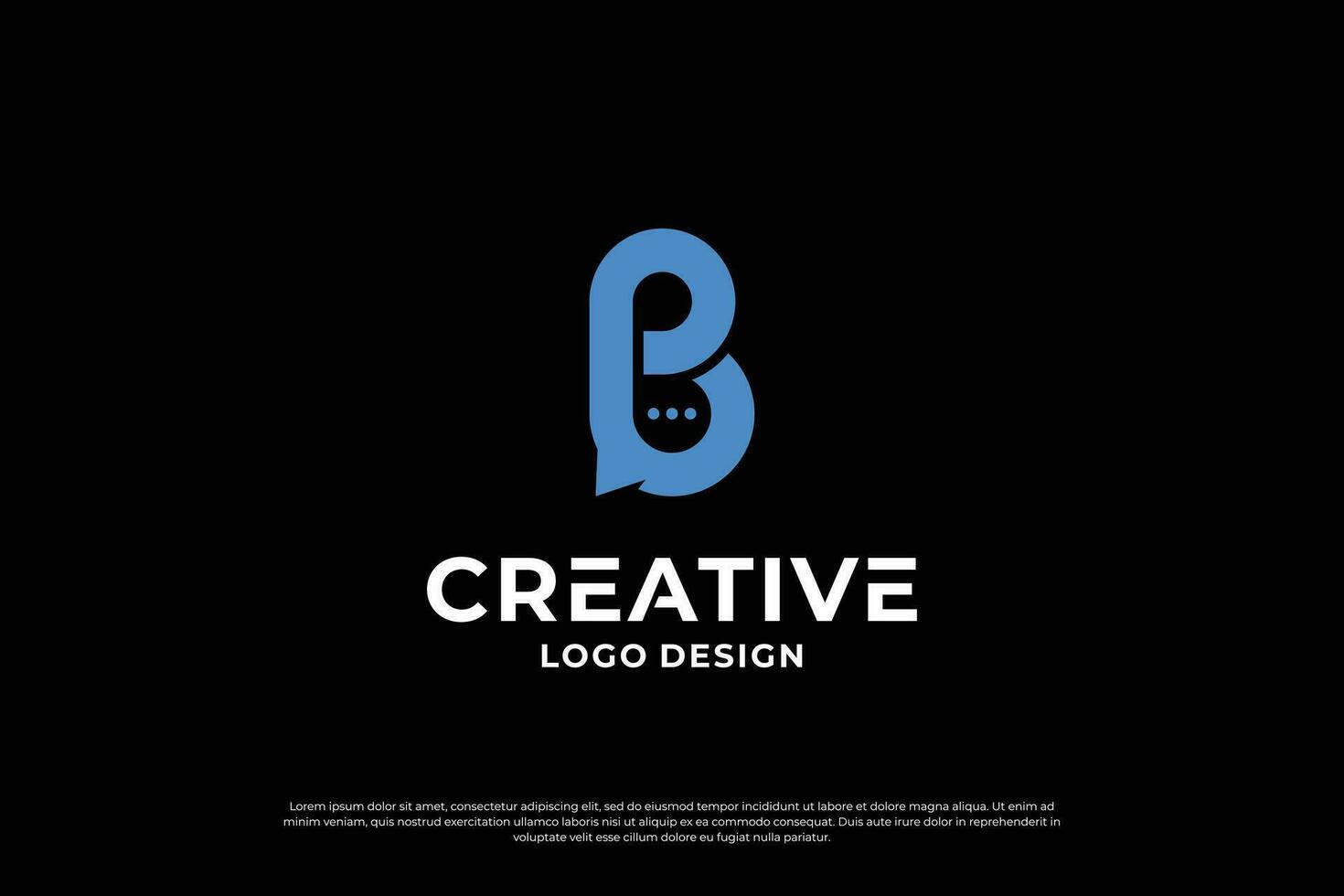 Letter BP logo design template. Initial letters BP. Symbol BP. Creative letter BP logo vector. vector
