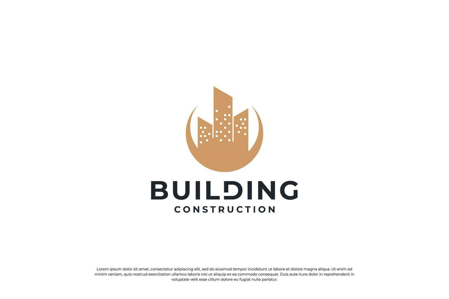 building architecture, construction, real estate logo design for symbol, icon business. vector