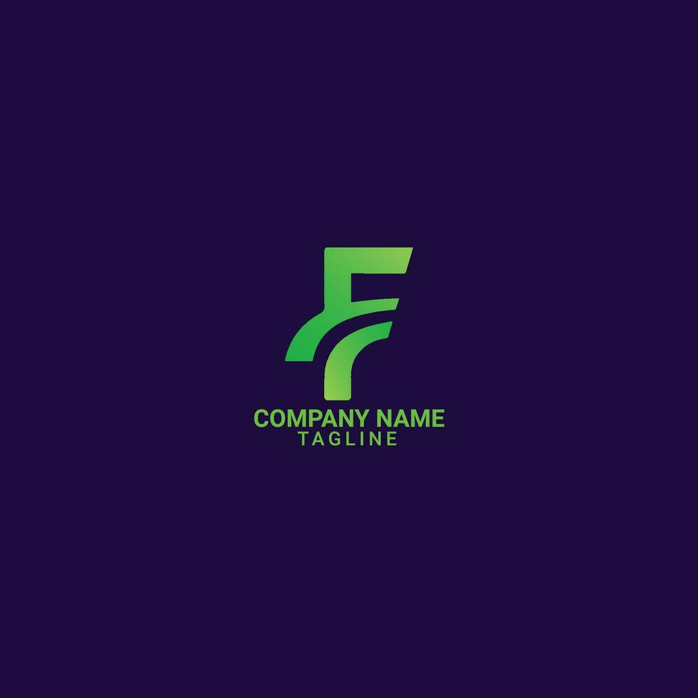 F Letter Logo Design vector